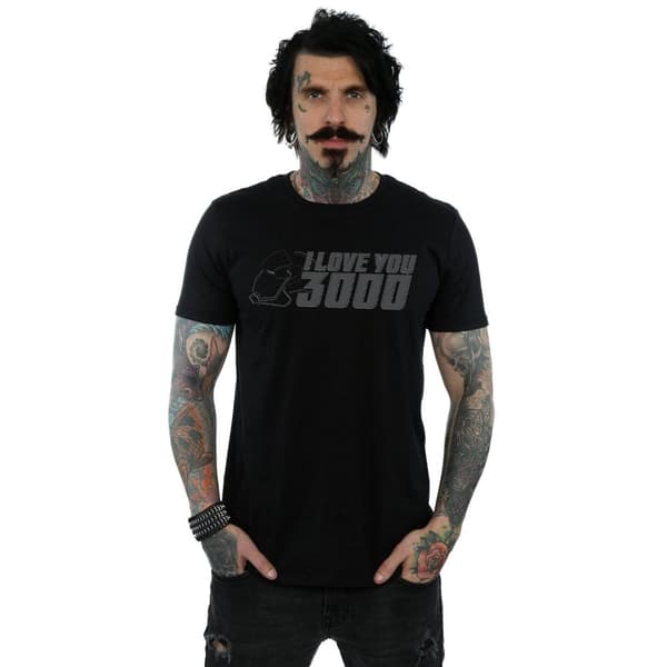 Marvel Mens Avengers Endgame I Love You 3000 hjälm t-shirt