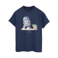 Pikkukuva 1 / 3: Star Wars Womens/Ladies The Mandalorian R2D2 And Grogu Cotton Boyfriend T-Shirt
