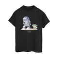 Pikkukuva 1 / 3: Star Wars Womens/Ladies The Mandalorian R2D2 And Grogu Cotton Boyfriend T-Shirt