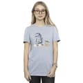 Pikkukuva 2 / 3: Star Wars Womens/Ladies The Mandalorian R2D2 And Grogu Cotton Boyfriend T-Shirt