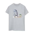 Pikkukuva 1 / 3: Star Wars Womens/Ladies The Mandalorian R2D2 And Grogu Cotton Boyfriend T-Shirt