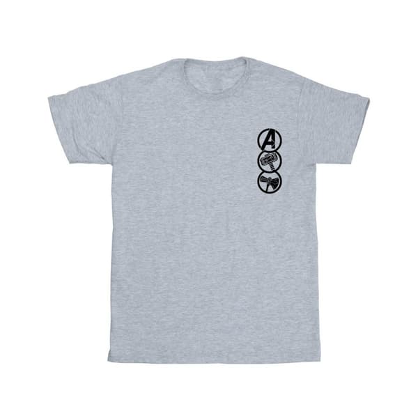 Marvel Mens Thor Love And Thunder - T-shirt med ikoner