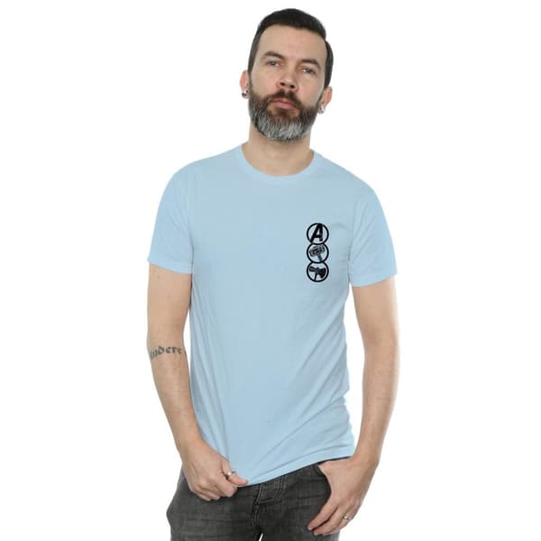Marvel Mens Thor Love And Thunder - T-shirt med ikoner