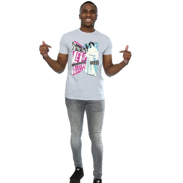 Star Wars Prinsessan Leia Rock Poster T-shirt för herrar