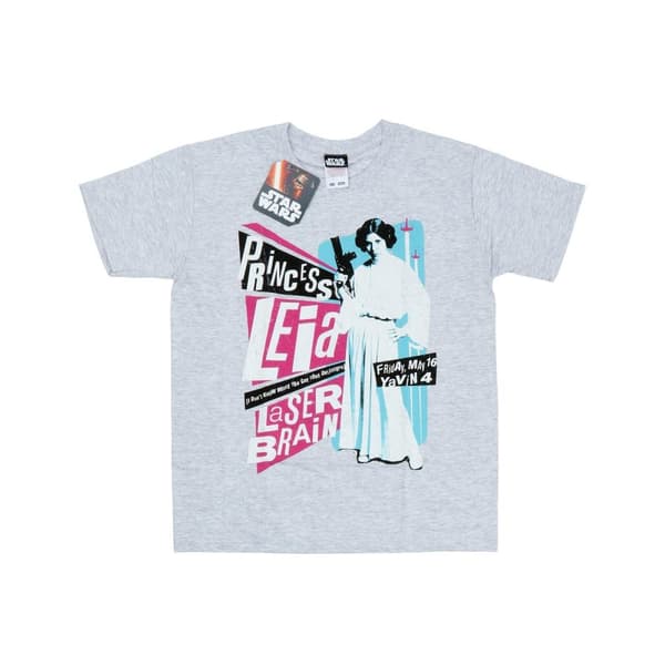 Star Wars Prinsessan Leia Rock Poster T-shirt för herrar
