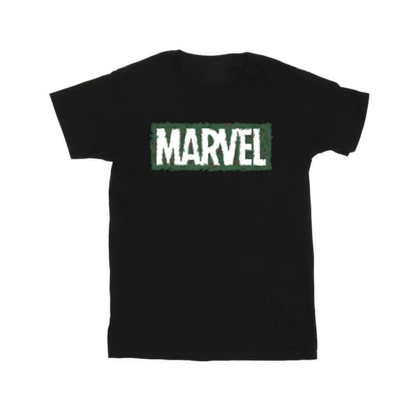 Marvel Girls Holly Logo Cotton T-Shirt