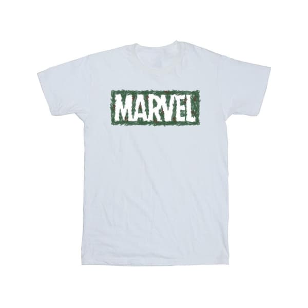 Marvel Girls Holly Logo Cotton T-Shirt