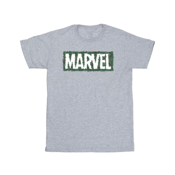 Marvel Girls Holly Logo Cotton T-Shirt
