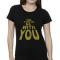 Pikkukuva 3 / 4: Star Wars Womens/Ladies May The Force Be With You Cotton T-Shirt