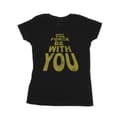 Pikkukuva 1 / 4: Star Wars Womens/Ladies May The Force Be With You Cotton T-Shirt