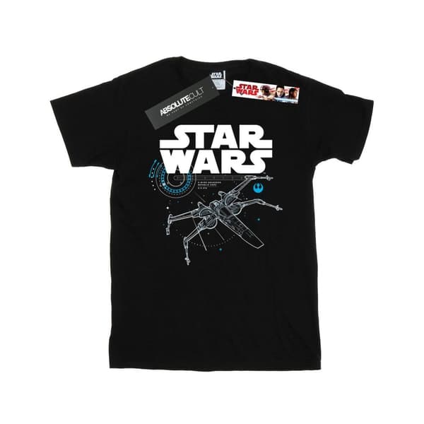Star Wars Pojkar Den sista jedin X-Wing T-shirt