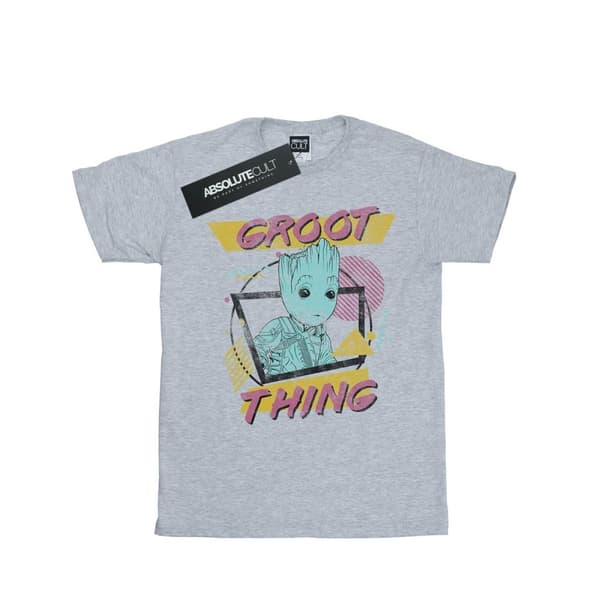 Marvel Womens/Ladies Guardians Of The Galaxy Vol. 2 Groot Thing Cotton Boyfriend T-Shirt