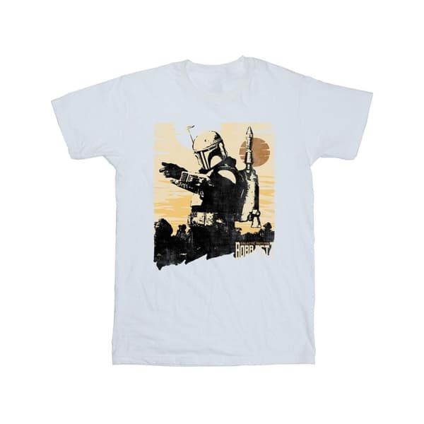 Star Wars Girls The Book Of Boba Fett Points Cotton T-Shirt
