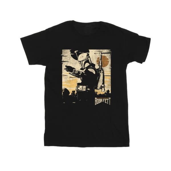 Star Wars Girls The Book Of Boba Fett Points Cotton T-Shirt