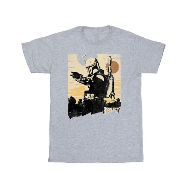 Star Wars Girls The Book Of Boba Fett Points Cotton T-Shirt