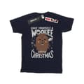 Miniatyrbillede 1 af 3: Star Wars Womens/Ladies Wookiee Little Christmas Cotton Boyfriend T-Shirt