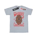 Miniatyrbillede 1 af 3: Star Wars Womens/Ladies Wookiee Little Christmas Cotton Boyfriend T-Shirt