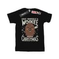 Miniatyrbillede 1 af 3: Star Wars Womens/Ladies Wookiee Little Christmas Cotton Boyfriend T-Shirt