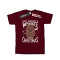 Miniatyrbillede 1 af 3: Star Wars Womens/Ladies Wookiee Little Christmas Cotton Boyfriend T-Shirt