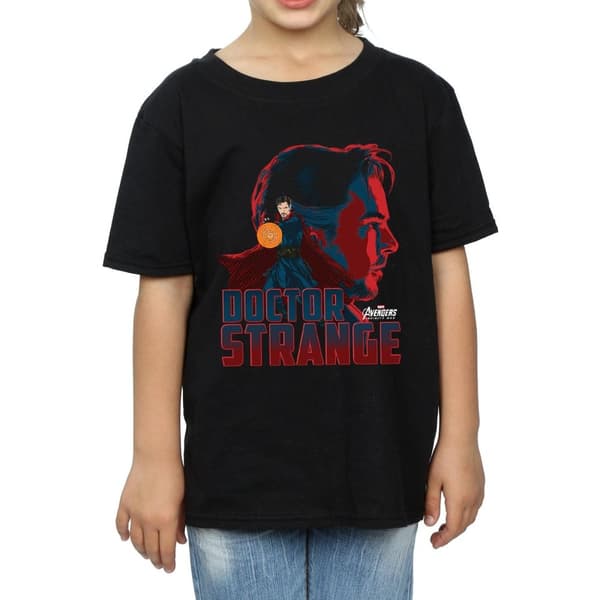Marvel Girls Avengers Infinity War Doctor Strange Character T-shirt i bomull