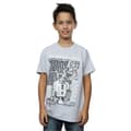 Miniatyrbild 2 av 5: Star Wars T-shirt med rockposter av R2-D2 och C-3PO för pojkar