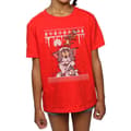 Miniatyrbilde 3 av 5: Tom And Jerry Girls Christmas Fair Isle Cotton T-Shirt
