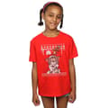 Miniatyrbilde 2 av 5: Tom And Jerry Girls Christmas Fair Isle Cotton T-Shirt