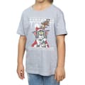 Miniatyrbilde 3 av 5: Tom And Jerry Girls Christmas Fair Isle Cotton T-Shirt