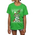 Miniatyrbilde 3 av 5: Tom And Jerry Girls Christmas Fair Isle Cotton T-Shirt
