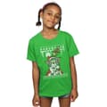 Miniatyrbilde 2 av 5: Tom And Jerry Girls Christmas Fair Isle Cotton T-Shirt