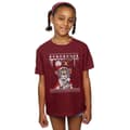 Miniatyrbilde 2 av 5: Tom And Jerry Girls Christmas Fair Isle Cotton T-Shirt
