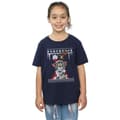 Miniatyrbilde 2 av 5: Tom And Jerry Girls Christmas Fair Isle Cotton T-Shirt
