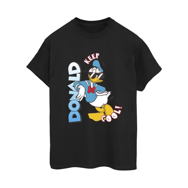 Disney Dam/Tjej Donald Duck Cool Bomull Boyfriend T-shirt