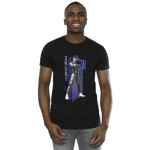 Marvel Mens Black Panther Wakanda Forever Shuri Pose T-Shirt