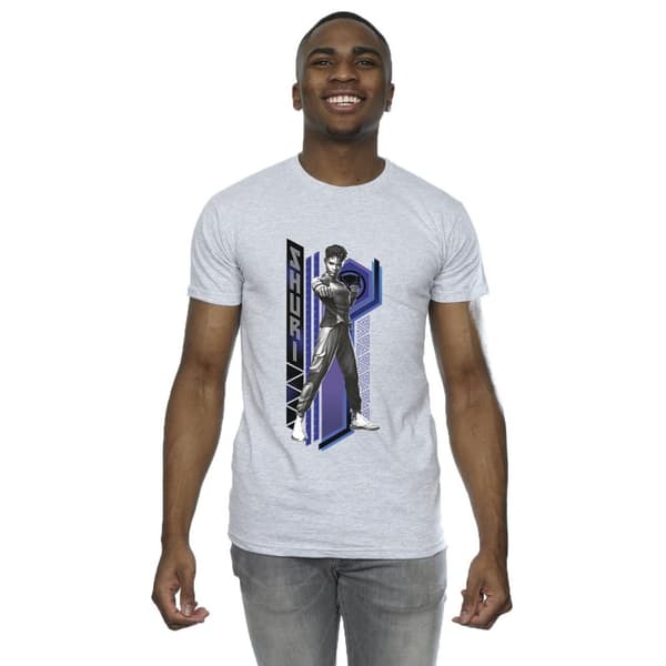 Marvel Mens Black Panther Wakanda Forever Shuri Pose T-Shirt