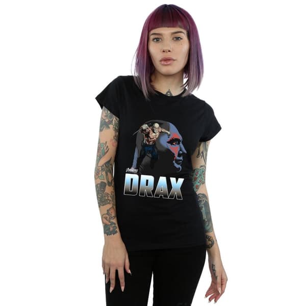 Marvel Womens/Ladies Avengers Infinity War Drax Character Cotton T-Shirt