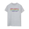 Miniatyrbillede 1 af 3: Netflix Womens/Ladies Stranger Things Rainbow Dot Logo Cotton Boyfriend T-Shirt