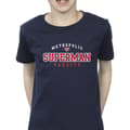 Miniatyrbillede 3 af 4: DC Comics Boys Superman Metropolis Varsity T-Shirt