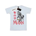 Miniatyrbild 1 av 3: Disney T-shirt i bomull för flickor - Mulan Movie Horse Pose