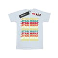 Pikkukuva 1 / 3: Star Wars Girls Retro Repeat Logo Cotton T-Shirt