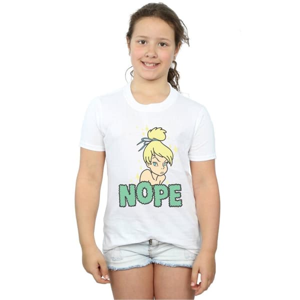 Disney T-shirt i bomull från Tinker Bell Nope för flickor