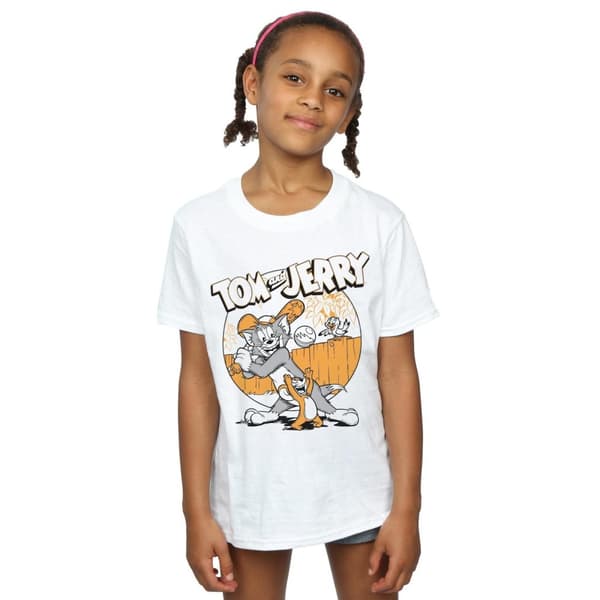 Tom And Jerry T-shirt i bomull för flickor