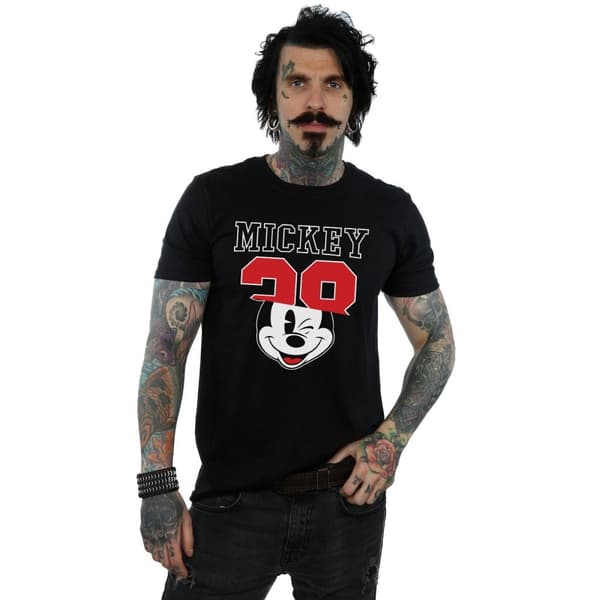 Disney Mens Mickey Mouse Split 28 T-shirt