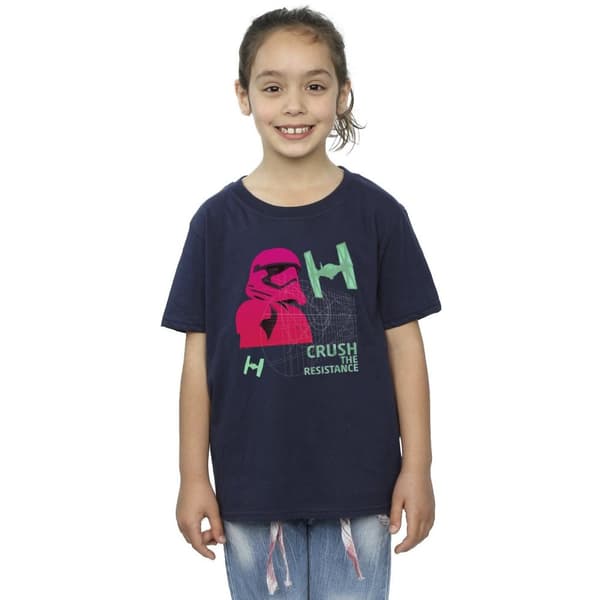 Star Wars Första ordningens stormtrooper Neon bomulls-T-shirt för flickor