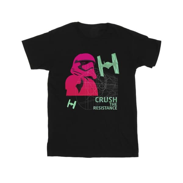 Star Wars Första ordningens stormtrooper Neon bomulls-T-shirt för flickor