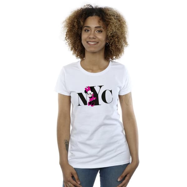 Disney Womens/Ladies Minnie Mouse NYC Cotton T-Shirt