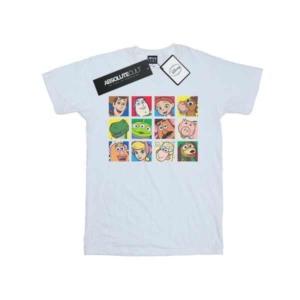Disney Pojkar - Toy Story Character Squares T-shirt White 7-8 Years