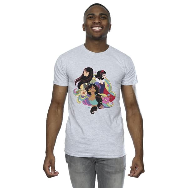 Disney Mens Princess Mulan Jasmine Snövit T-shirt