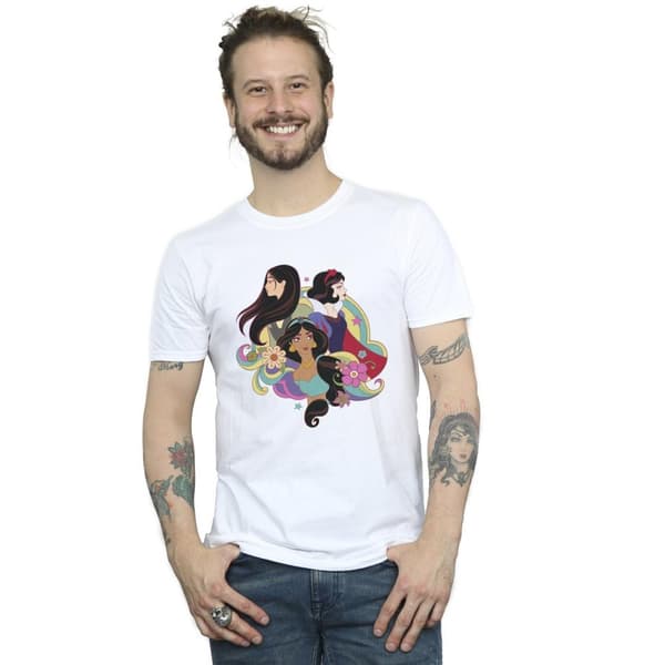 Disney Mens Princess Mulan Jasmine Snövit T-shirt