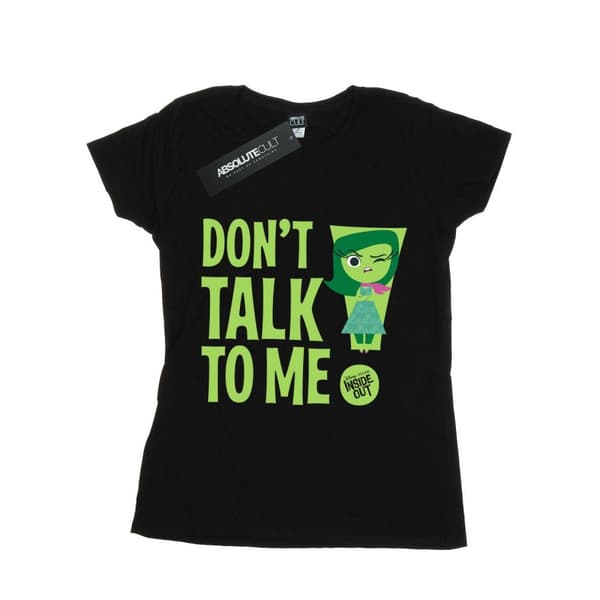 Disney Dam/Tjej Inside Out Don´t Talk to Me - T-shirt i bomull Black XL